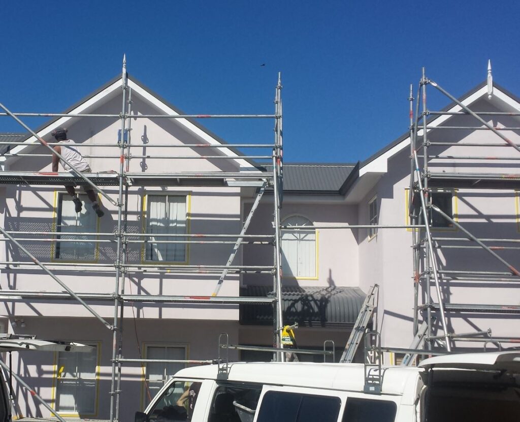 Monolithic cladding on entire home - Sealing and Painting