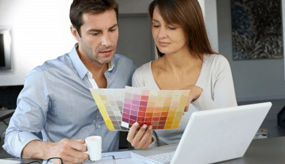 Choosing colours for painting
